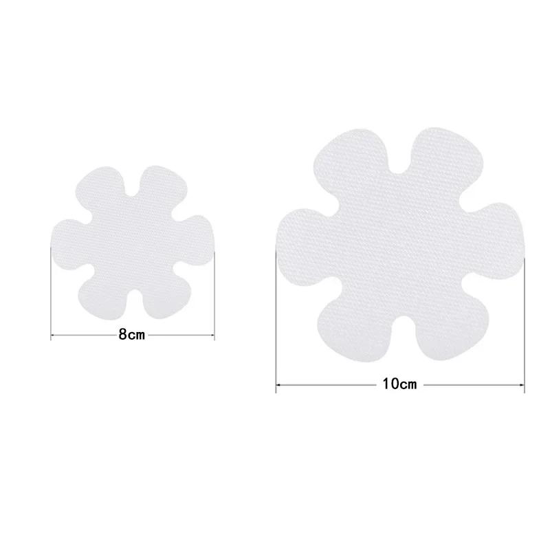 61220Pcs Anti Slip Bathtub Stickers Waterproof Flower Shaped Self-Adhesive Safety Shower Anti-Slip Appliques For Home Bathroom