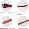 4pcs 7.87Inch Honey Dipper Sticks and 4pcs 7.87Inch Coffee Stirring Spoons, Honey Sticks for Tea,Wooden Honey Spoon Stirrer for Honey Jar Dispense