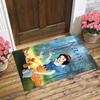 Personalized Name Forest Friends Living Room Non-Slip Area Rug Soft Carpet for Bedroom Kids Playroom Sofa Office Home Decor Doormat