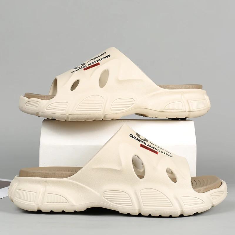 Summer Man Slippers for Men Genuine Mens Slipper Man Luxury 2024 Slides Shoes Men Original Men's Slide Slipper Flip Flop Slipers