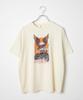 WEGO Pigment Loose Large Print Short Size Pattern 6 Women's T-Shirt, Big, Fit, Design, Silhouette, Sleeve, Spring, Summer, Autumn, Winter, Women's, F,