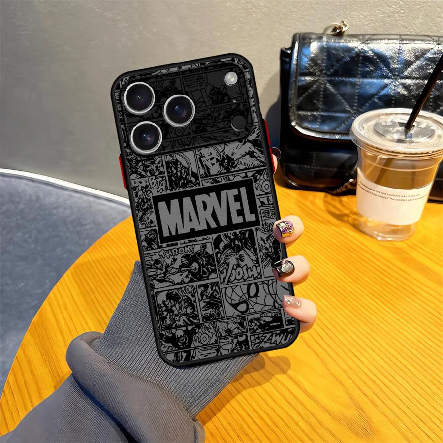 Marvel Spiderman Coolt Telefonfodral för Apple iPhone 16e 15 16 14 Plus 13 Mini 12 13 11 17 Pro Max 17 Air XS Max 7 8 Mjukt Fodral