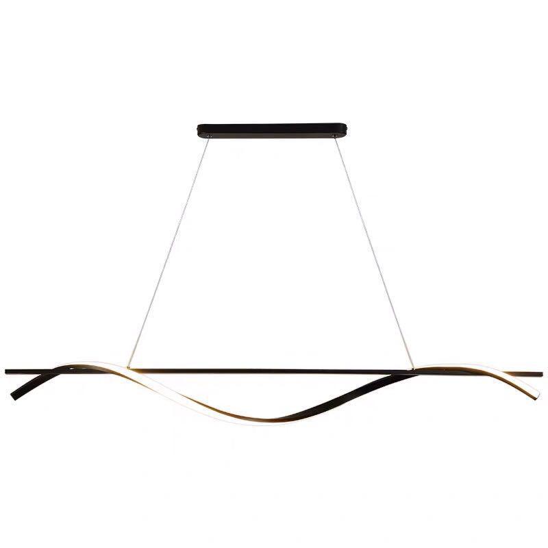 Nordic Modern LED Chandelier: Irregular Creative Lighting for Dining, Living Room, or Bar.