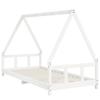 Children S Bed White 90x200 Cm Solid Wood Pine