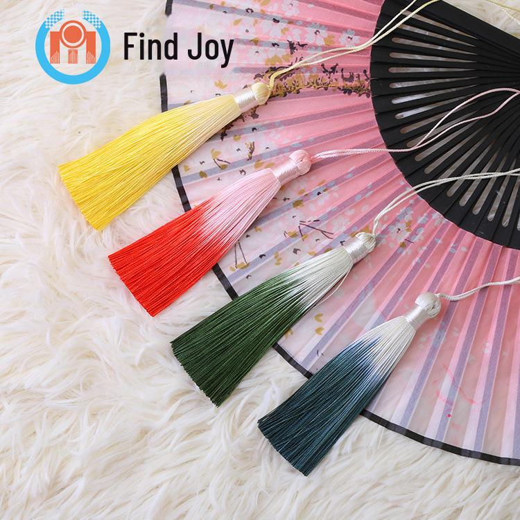 Kendin Yap Takı, Kitap Ayracı ve Bileklikler için 10cm Gradyan Püskül Kolye