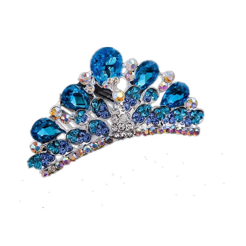 Princess Rhinestone Crown Headband for Girls - Cute Hair Accessory & Fashion Jewelry