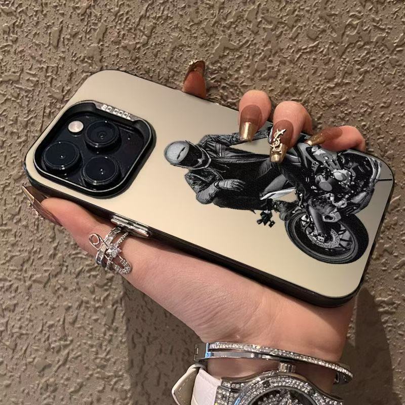 The new European and American locomotives are suitable for iphone17 mobile phone case Apple 15promax/14/13pro12 personality 11E