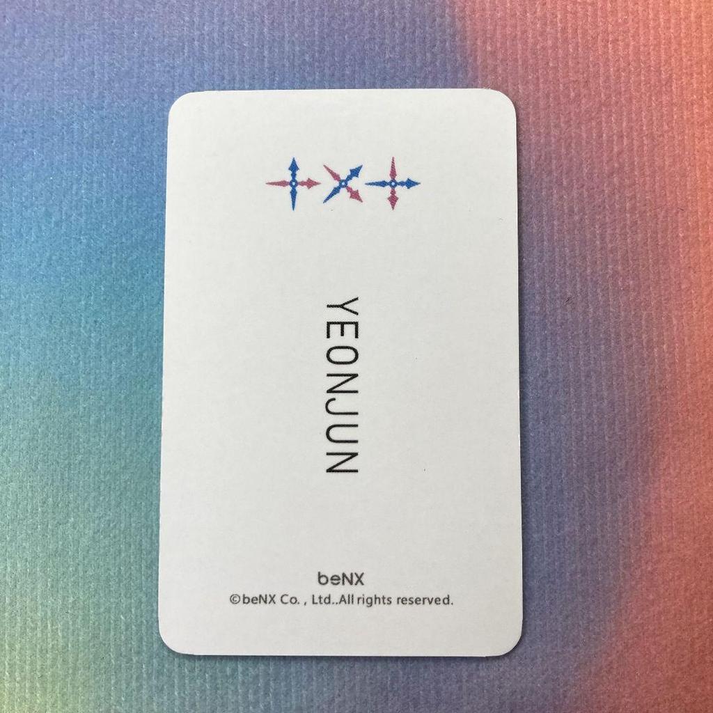[USED] TXT FC Japan Yongjun Weply MAGIC HOUR Trading Card