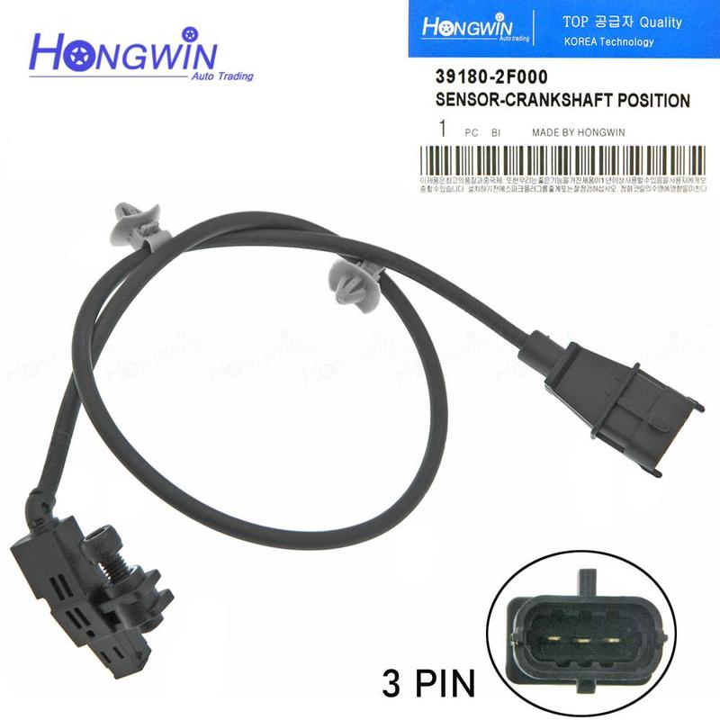 39300-2F000 39180-2F000 SET Engine Camshaft & Crankshaft Position Sensor Fits Hyundai Kia 2.0 & 2.2 CRDI Ix35 Santa Fe Sportage