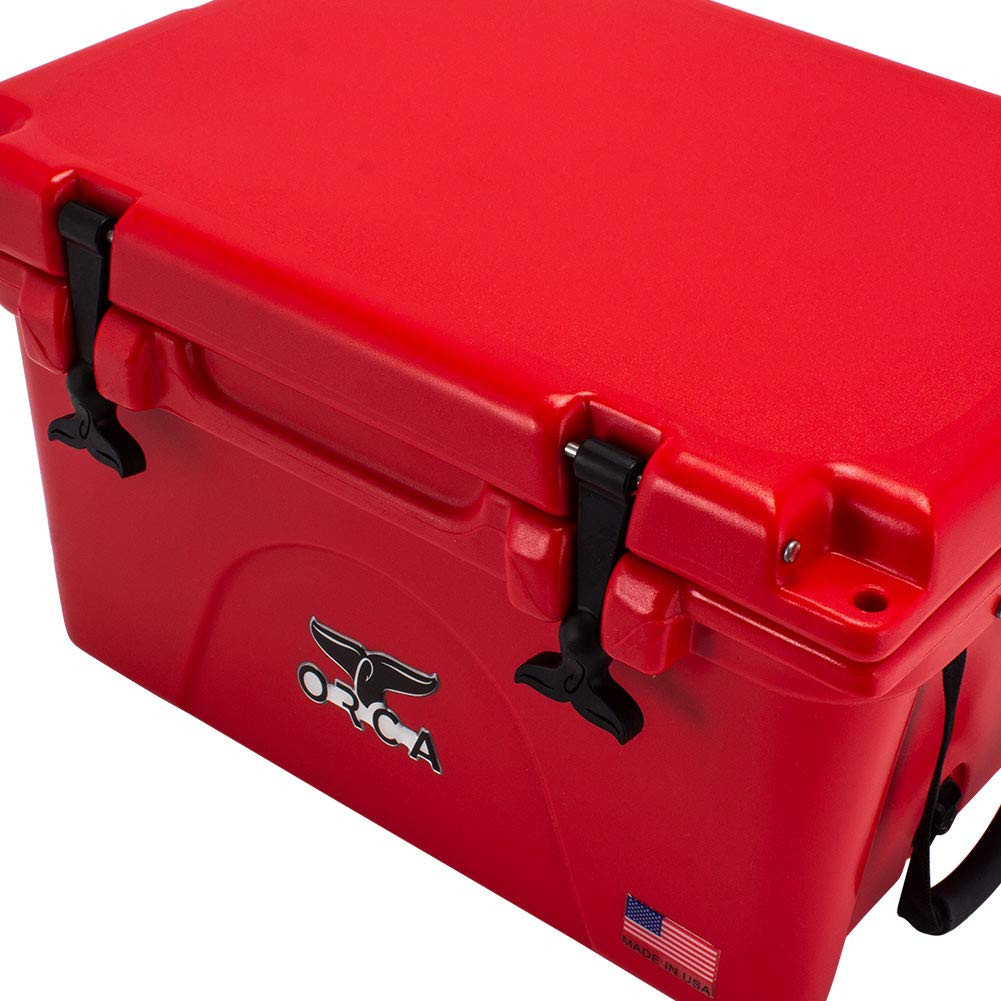 ORCA Cooler Box Orca Coolers 26 Cooler 26QT Large 25L ORCRE RE026 Red Hard Cooler Cold Storage Outdoor Camping Cooler Box [ORCA] Approx. / [Used]