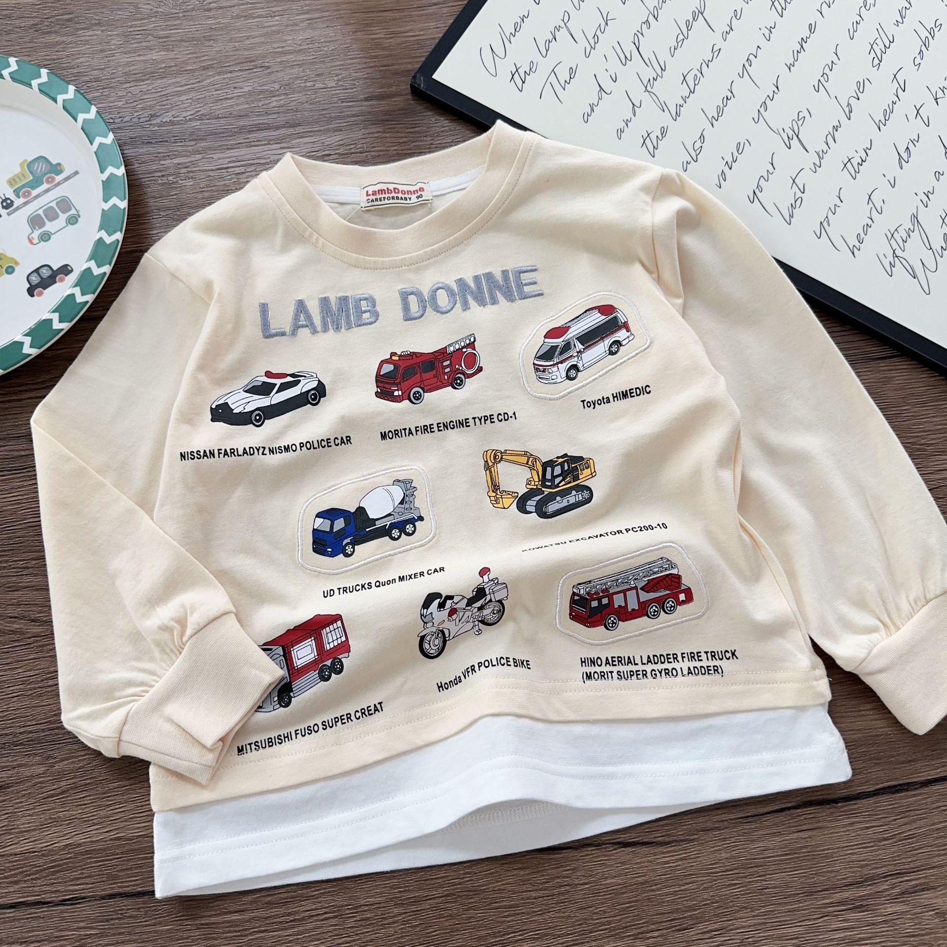 

Kids Autumn/Winter Round Neck Base Shirt – Boys & Girls Top 90 cm
