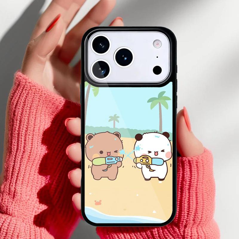 Cute BuBu DuDu Phone Case for iPhone 17 16 15 14 13 Pro Max Back Cover for 12 11 Pro Coque