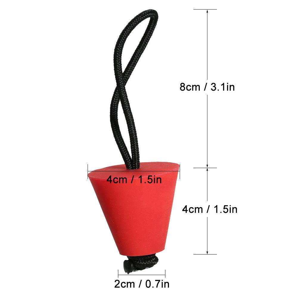 4st Bästa Universal Kajak Scupper Plug Kit Kajak Scupper Plug Kit Kanot Dräneringshål Stopp Bung