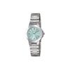 Standard Series 50M Water Resistant Quartz Movement Stainless Steel Strap Watch Green Dial Women Watches LTP-1177A-3A