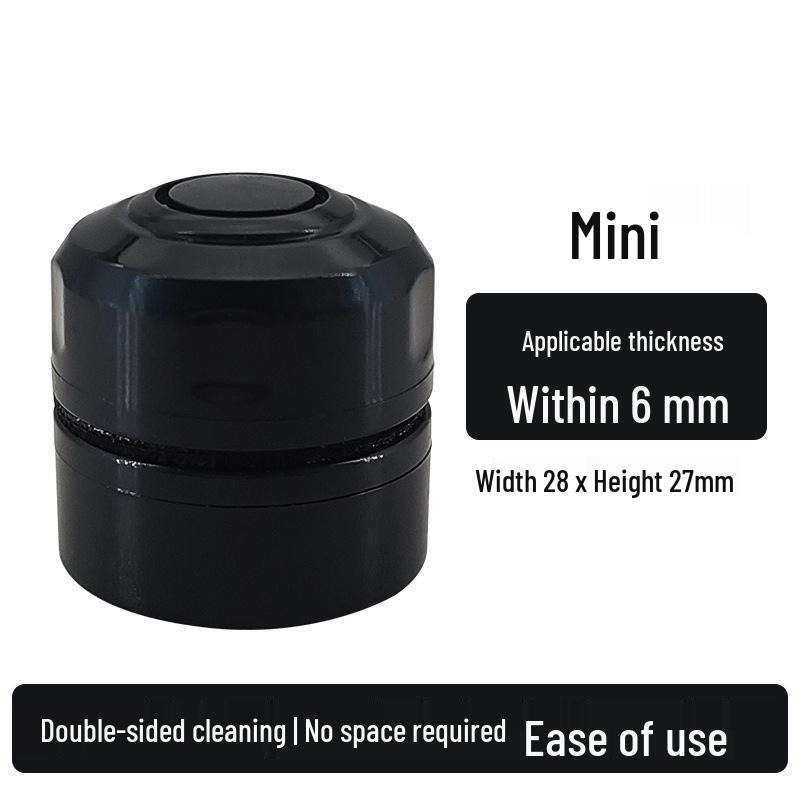 Mini Powerful Magnetic Fish Tank Brush - Double-Sided, No Dead Angle Glass Cleaner & Algae Remover.