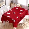 Valentines Day Decor Tablecloth 60x84 Inch: Valentine’s Day Decorations Heart Table Cover for Home(Red)