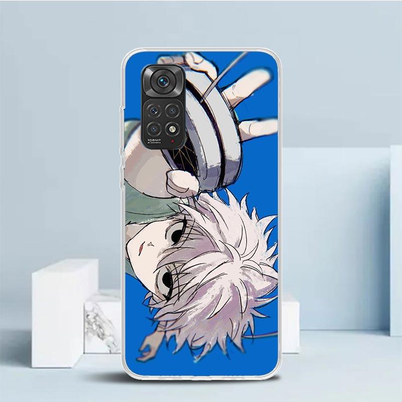 Killua HunterX Phone Case For Xiaomi Redmi Note 15 14 14S 13 12S 12 Pro Plus 11S 11 11T 11E 10S 10 + Soft TPU Back Cover Redmi N