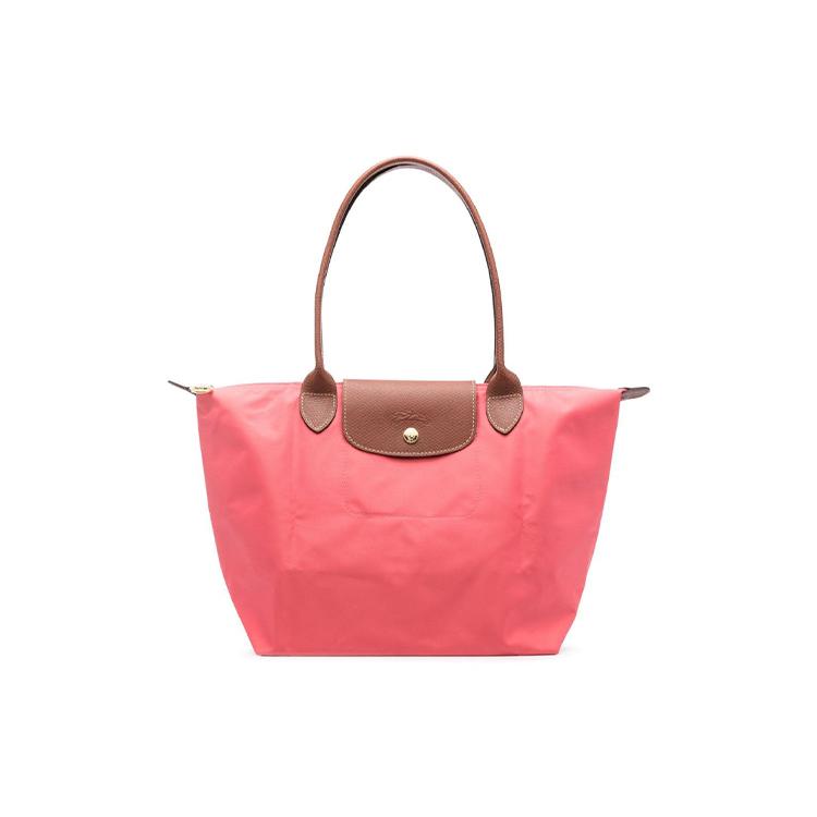 New LONGCHAMP Le Pliage Shoulder Bags Coral Red 2605089P76
