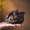 1 Set of Yunnan Purple Pottery Travel Tea Set Portable One Pot Two Cups Hand-held Tea Pot Outdoor Flying Dragon Kung Fu Tea Set