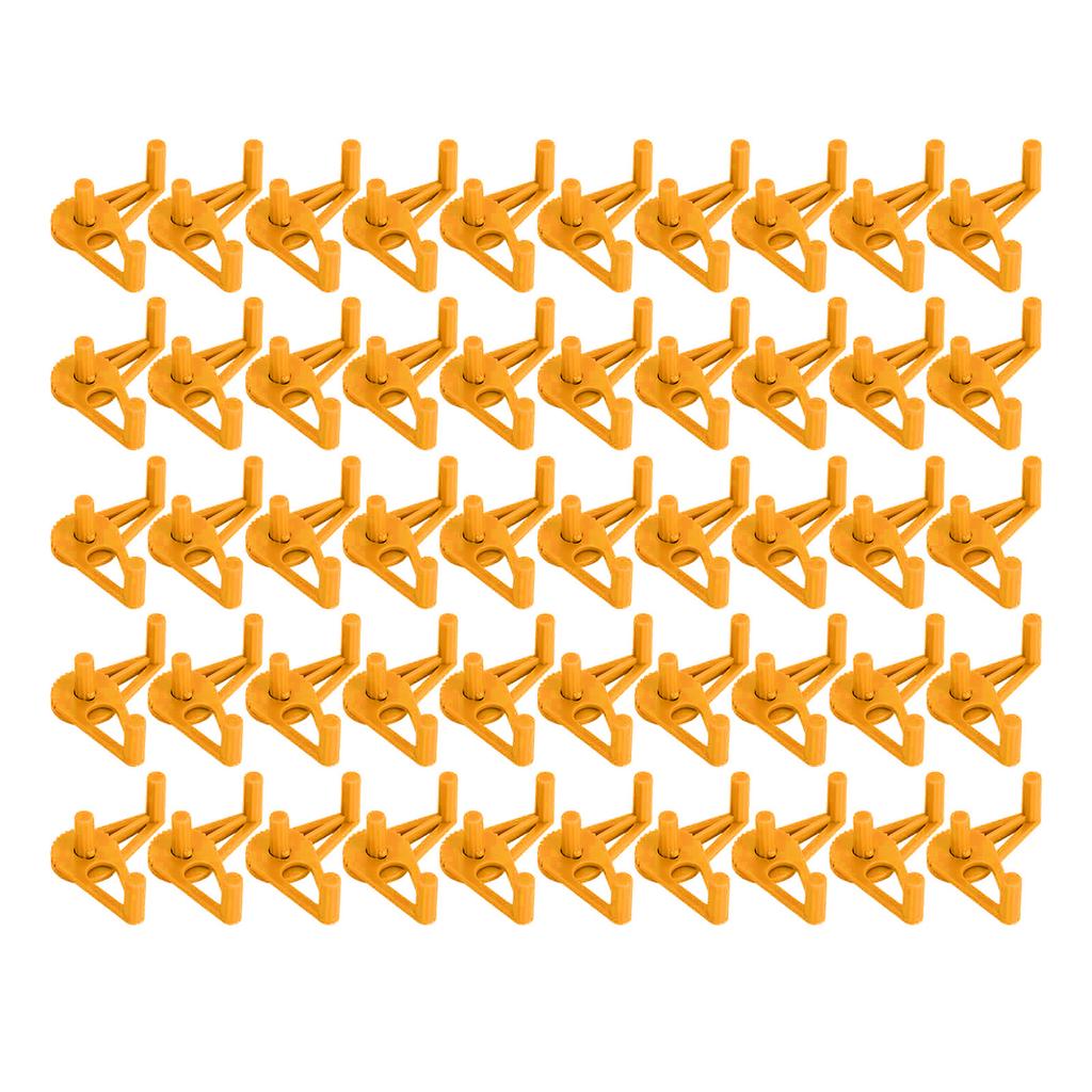 50 Packs Plant Support Clip Branch Reusable Adjustable Stem Trainer Clip for Vegetables Orange