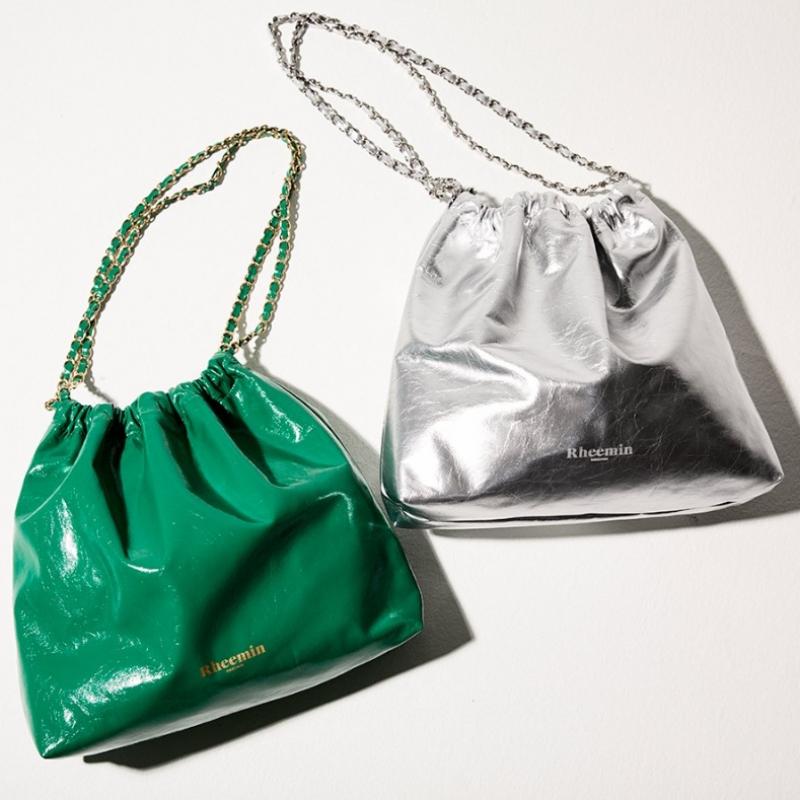 Rheemin Muffy Leather Chain Silver