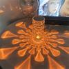 Teardrop Shaped 16 With 3 Colors Rechargeable Portable Touch For Bar Cafe Christmas Home Decoration Romantic Crystal