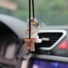 Cute Decoration Pendant Cartoon Astronaut Car Rearview Mirrors Hanging Pendant
