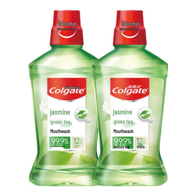 Colgate Jasmine Green Tea Alcohol-Free Mouthwash 2-Pack