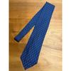 Used RING JACKET Napoli Tie Blue Fine Pattern Ring Jacket