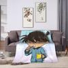 Detective Conan Blankets Fleece Spring/Autumn Breathable Warm Throw Blankets for Bed Office Bedding Throws