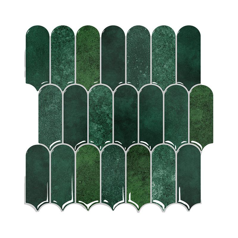 Marble Splicing Irregular Self-Adhesive Waterproof PVC Wall Sticker for Kitchen & Bathroom Decor