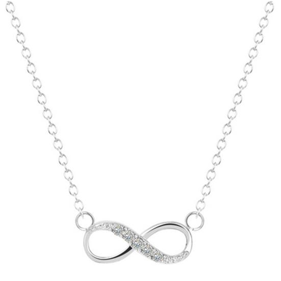 

Очарование темперамента ожерелье украшает легкий элегантный женский простой модный аксессуар серебряный