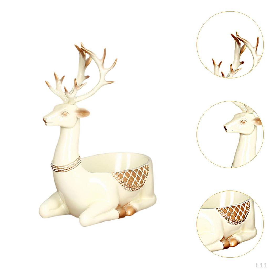 Escultura de Animal Tigela de Doces Organizador de Mesa para Casa e Escritório