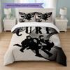The Cure Print 3Pcs Bedding Set Duvet Cover With Two Pillowcases Soft Bed Linen For Household Bedroom