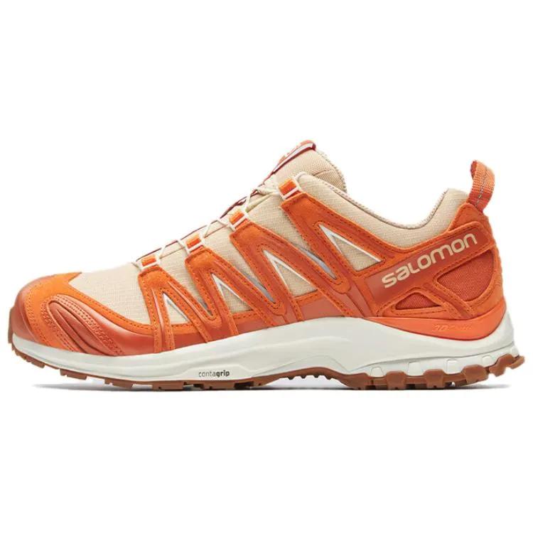 SALOMON XA PRO 3D Suede Comfortable Low top Outdoor Shoes Unisex Light Umber (Unisex) Running Shoes L47542400
