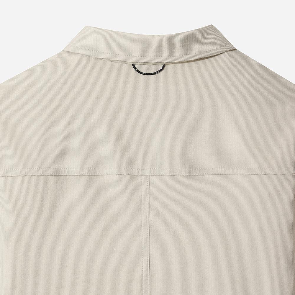Diodi Women'S Corduroy Shirt Dress (Ivory Dark)