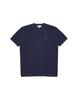 USPOLOASSN Linen Blended V-Line Henley Neck Knit_Navy