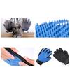 Silicone Pet Grooming Gloves Animal Hair Comb Massage Bath Cleaner Pet Supplies Suitable for Cats Dogs and Animals with Shedding Fur Pets Mittens