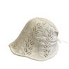 New Bow Knitted Bucket Hat Women's Summer Hollow Breathable Bucket Hat Literary Style Pleated Sunshade Basin Hat