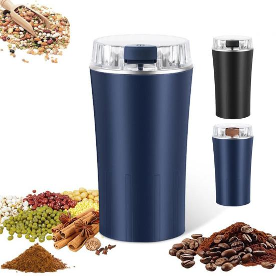 Electric Coffee Grinder 240W Stainless Steel Blades Multifunction Spice Grinder Coffee Beans Nuts Herbs Grinding Machine