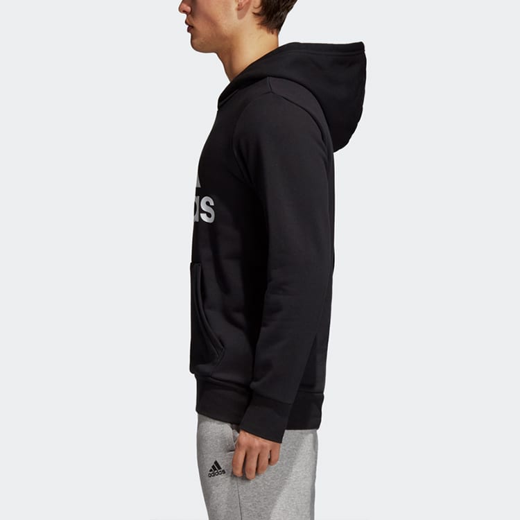 Adidas Sweatshirts Men's Black Hooded Moderate Regular CW3861