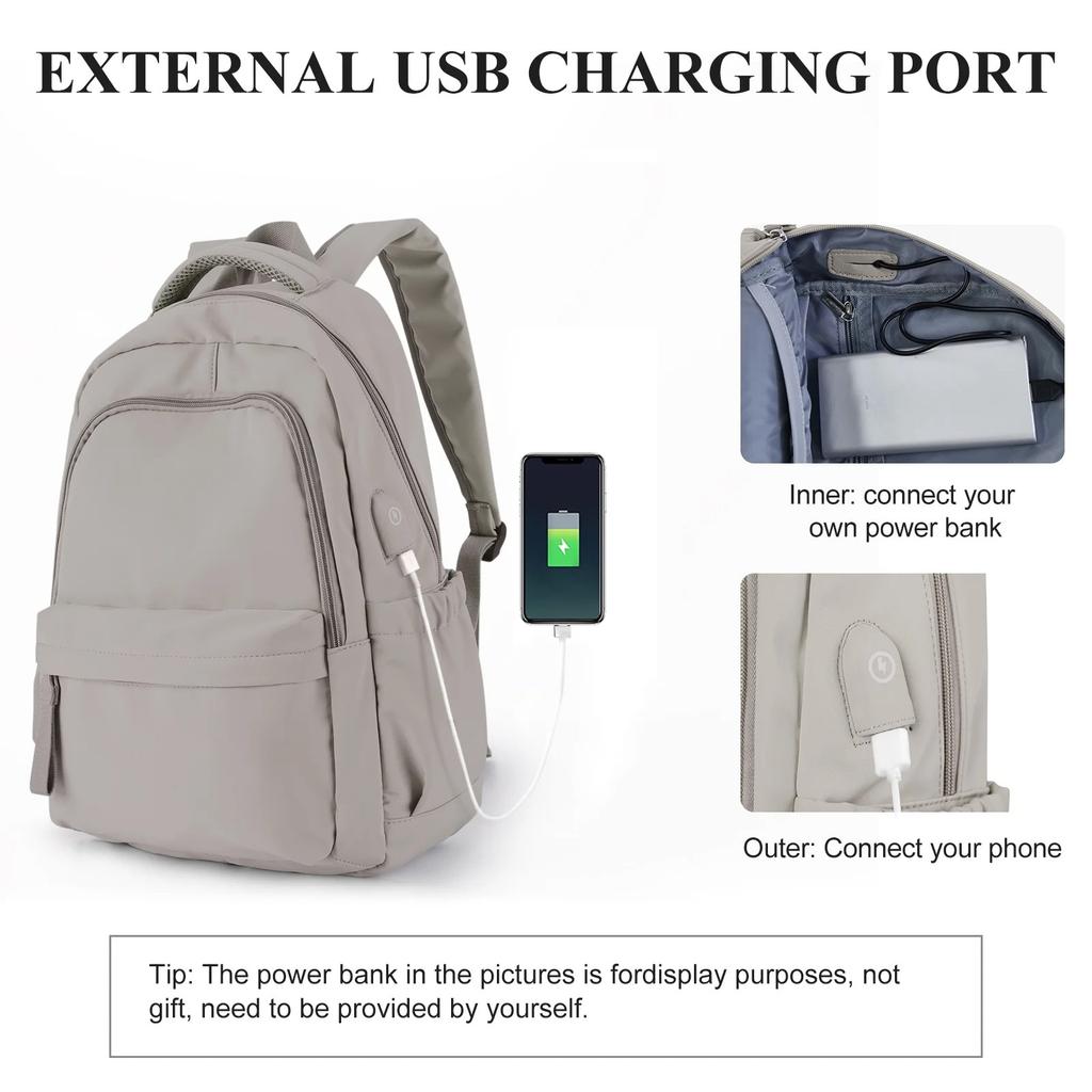 School Backpack For Women Men,Waterproof Bookbag For College Students Small Cute Backpacks For Fits 15.6Inch Notebook