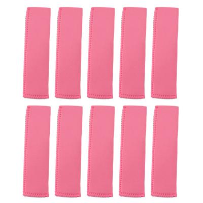 10pcs Ice Pop Sleeves Reusable Neoprene Anti Freezing Ice Pop Holders Bag for Family Use