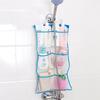 Green Mesh Bath Shower Organizer 6 Storage Pockets Hanging Caddy, Bathroom Accessories, Space Saving