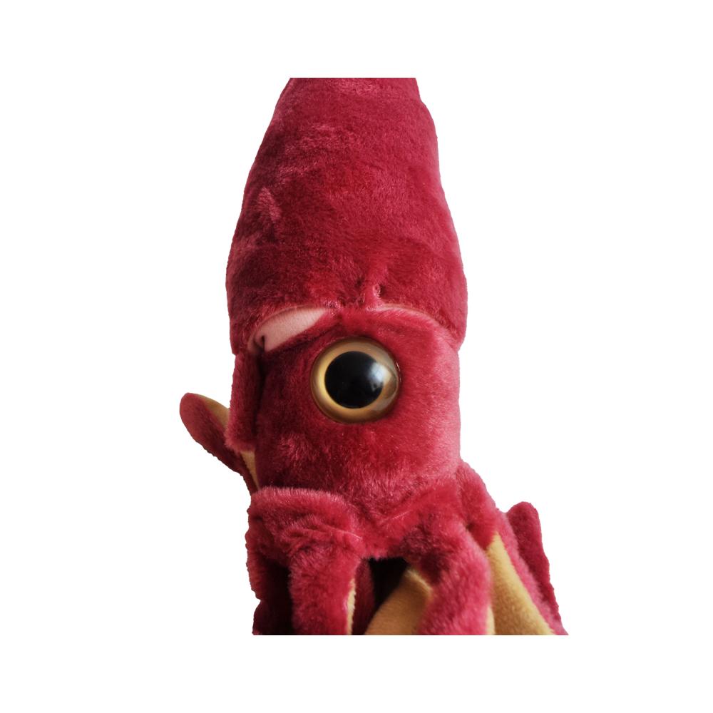 75cm Wine Red Deep Sea Squid Plush Toys Soft Stuffed Animal Pillow Kids Toys Creative Plush Christmas Birthday Gifts Home Decor