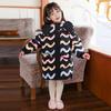 Girls' Hooded Mid-Length Down Jacket