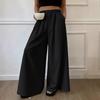 2025 Plus Size Women's Wide-Leg Elastic Waist Pants - Stylish, Comfortable, and Casual