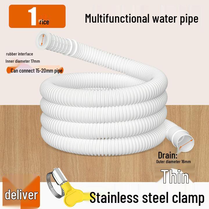 Thickened Air Conditioner Drain Extension Hose for Outdoor Units