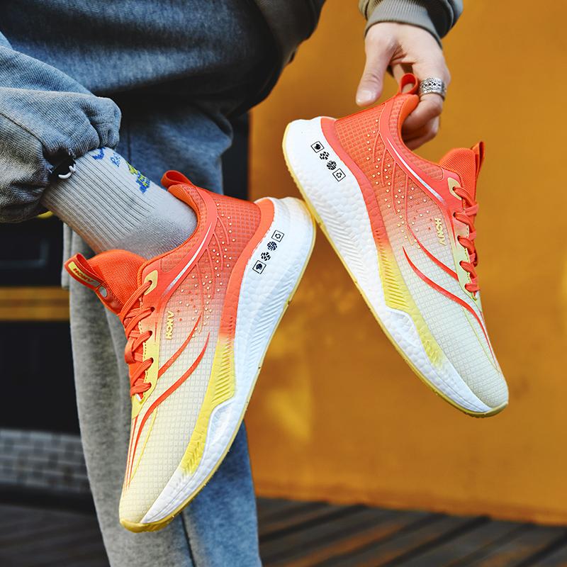 Herresko Joggesko Herre tenis Luksussko Herre casual Trainer Race Pustende mote loafers løpesko for menn