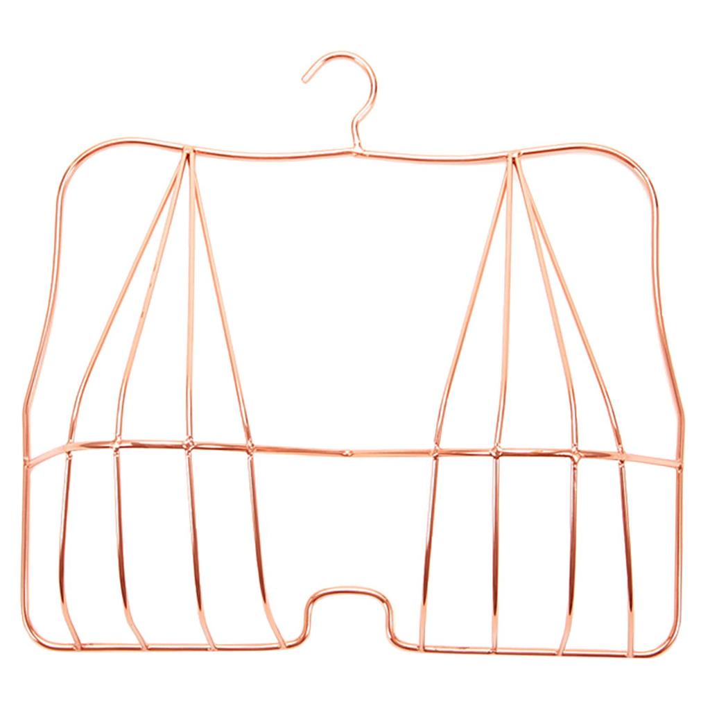 Rack Bra Pants Clothes Hangers for Shop Display, Organizer Deformation , Rose Golden